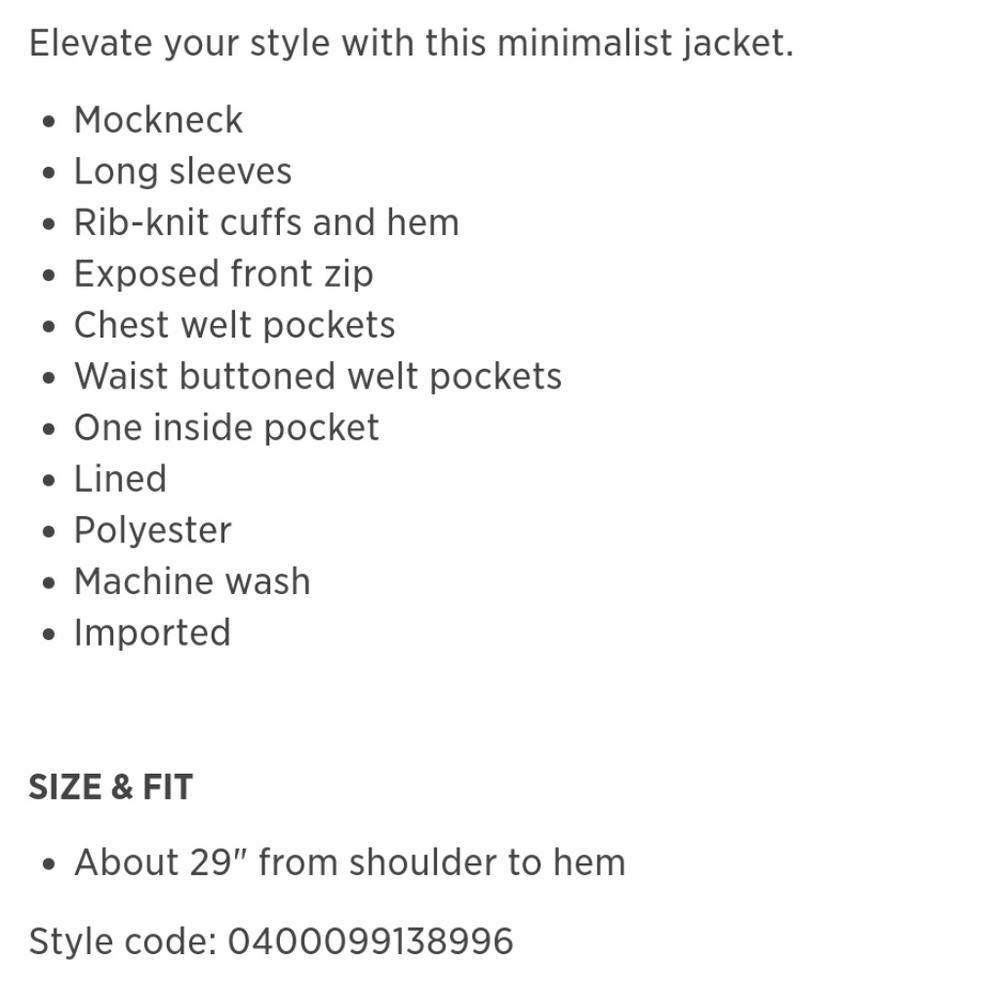 Michael Kors Mockneck Ribbed Jacket - Picture 3 of 3